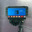 3.jpg Wall Mounted Nintendo Switch Dock with Cable Holder