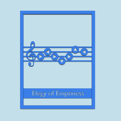 a.png STL file Zelda Songs Panel A1 - Decoration - Elegy of Emptiness・3D printable model to download