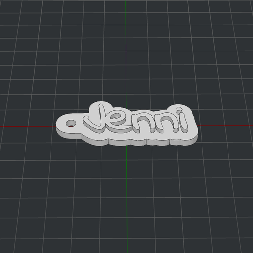Keychain Jenni 3D model