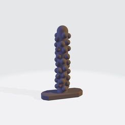 Consolador Bolita 1.jpg Fichier STL Butt plug / gode SUPER INTENSE Pelotitas - INTENSE・Modèle à télécharger et à imprimer en 3D