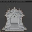 Screenshot-78.png Traditional Hindu temple | Table Top temple 3d file | Indian office temple | Pooja Mandir STL