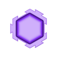 intelocking hexagon 40mm tall test.stl Cubes hexagonaux à emboîtement