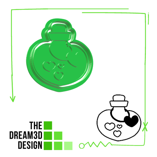 JARS OF LOVE RITES COOKIE CUTTER/ COOKIE CUTTER 3D model