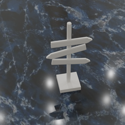 fingerpost2.png Fichier STL MODÈLE DE POTEAU À DOIGTS 3D DÉCORATIF, FICHIER .STL・Modèle à télécharger et à imprimer en 3D