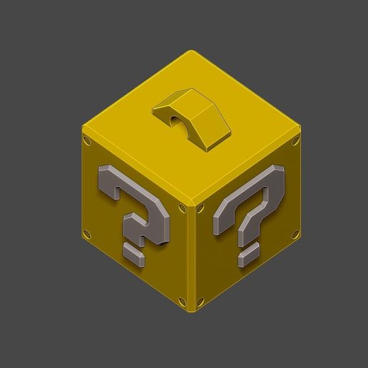 ZBrush-Document4.jpg Question block keychain free
