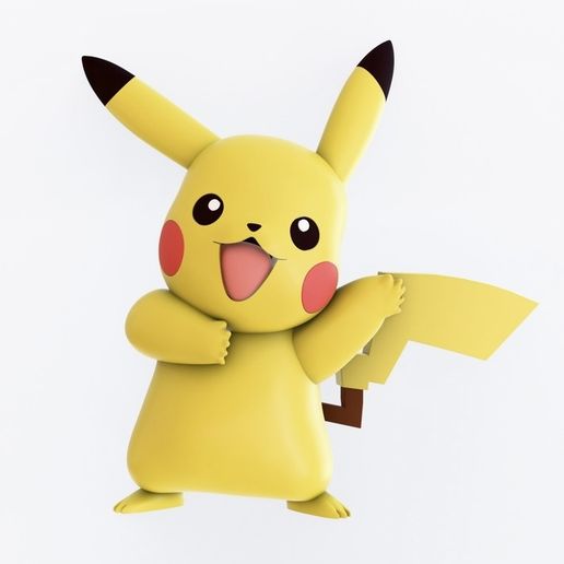 E51BBFF4-99EB-435D-83C8-D909A92E2F45.jpg Pikachu 3D Pokémon Pokemon Model