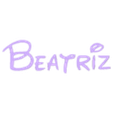 beatriz.stl 50 Names with Disney letters