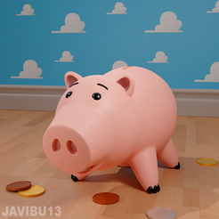 greed_render_Edited.png STL file Hamm - Toy Story・3D printing idea to download