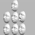PPPP.jpg Modern Face Sculpture Wall Art N 1