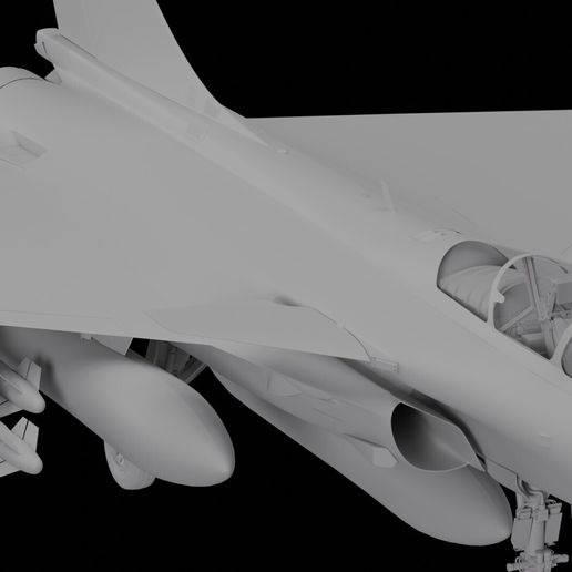 STL file Dassault Rafale fighter jet 🛩️ (OBJ)・3D printing template to ...