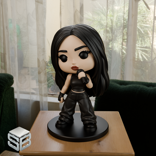 Nicki Nicole – Vinyl Style Figure [STL/3MF]