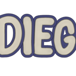 DIEGO.png Archivo STL gratuito DIEGO Nemeled・Objeto imprimible en 3D para descargar