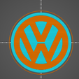 vw_emblem_with.png VW logo emblem badge with and without base