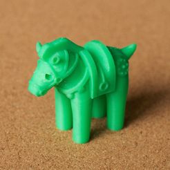 haniwa_horse01.jpeg STL file haniwa horse・3D printing idea to download
