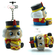 Cutie3D-Christmas Nutcracker Keycap Fidget Clicker Keychain_02.png Cutie3D Christmas Nutcracker Keycap Fidget Clicker Keychain - Cute Backpack Keychain