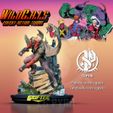 Grifter-wild-cats-jim-lee-cg-pyro-v02.jpg Grifter from Wild CATS by Jim Lee comics STL files for 3d printing fanart by CG Pyro collectibles