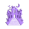 haunted house.stl HUGE HALLOWEEN WALL ART PACK OF 20 DECORATIONS HALLOWEEN WALL DECOR