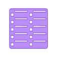 stencil_2 columns.stl Support pour notes autocollantes et liste de choses à faire