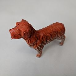 5346d9f60184f14074376ef6f65f77d4_display_large.jpg Fichier STL gratuit Chien Terrier・Objet à télécharger et à imprimer en 3D