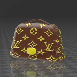 Free STL file Louis Vuitton Nano bag for Flowers 💐・3D printing template to  download・Cults