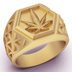 keyshot-jewelry-scene-setup-set-3.10619.jpg STL file marijuana ring・3D print design to download