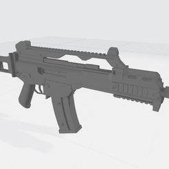 Rifle-3.png RIFLE 3 | STL, OBJ | WEAPONS | KEYCHAIN | 3D PRINT | 4K | TOY