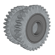 0.png GEAR WASHER DISC NUT SCREW METAL GEAR TOOL GEARS 3D PRINTABLE HINGE 11 Chain