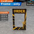 cardframe-frame-order-riftbound-deckbox-cardstand-wallmount-3dprint-dna.jpg CardFrame Design Frame - Order Design | Accessory for Deck Box 60/100, Card Stand & Wall Mount | TCG Accessory for Riftbound, MTG, Pokémon & One Piece