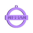 nissan keychain v2.stl Nissan keychain 2 versions