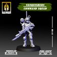 Sy we VANQUISHERS : 4 | COMMAND SQUAD OKNIGHT SOUL Studio jy 33 MM MODULAR PRE-SUPP w PARTS & aS 7, aS Vanquishers Command Squad