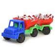 teqgrfsdc.jpg Download free STL file Toy Dump Truck Trailer • 3D print template, CreativeTools