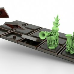 conversion-tray-render.jpg 20mm to 25 mm square base and movement trays