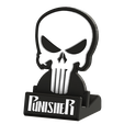 The-Punisher-Standphone-Front-v1.png Подставка/держатель для телефона или планшета The Punisher