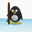 Penguin.png Wannabe Surfer Penguin WTF the global warming dude?