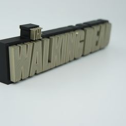 DSC03186.jpg STL file The Walking Dead logo・Design to download and 3D print