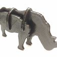 rhino.jpg 3D Animal sculptures/toys variety x5 pack