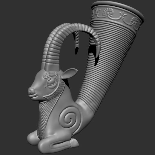 3d.jpg OBJ file Rhyton・3D printing template to download, Snorri