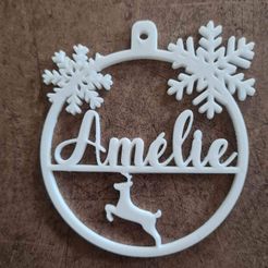 received_5787483131334587.jpeg Christmas bauble Amélie