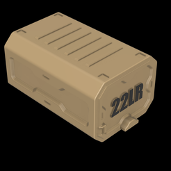 1-locking.png .22LR Ammo Box w/Locking - 3D Printable
