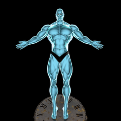 untitled.407.png OBJ file Dr. Manhattan・3D printing template to download