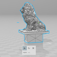 02.png STL file Lion Sculpture・Design to download and 3D print