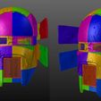 Infographic.jpg Sniper - Knights of Ren Helmet (damaged), 3D print model