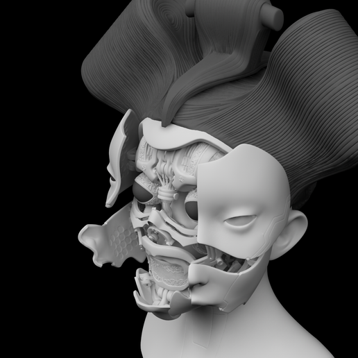 Download Stl File Ghost In The Shell Geisha Complete Edition 3d Printing Object Cults