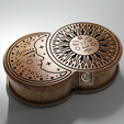 Sun-and-Moon-2.png Sun and Moon V-Carved Jewelry Box - Files for CNC (svg, dxf, eps, ai, pdf, stl)