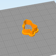 c4.png cookie cutter  Christmas bell
