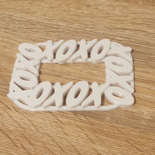 XOXO soap tray 3D model