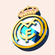 Real1.png FC Real Madrid 3D Logo 3D model