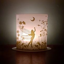 fairy-curve-lamp-1.jpg Download STL file Curved fairy lamp shade • Model to 3D print, Ilex