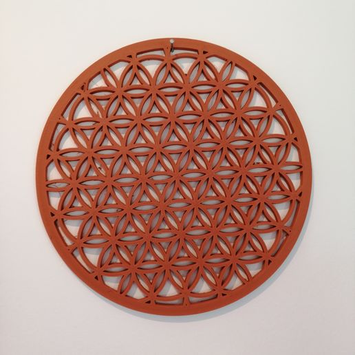 3D printable Flower of Life • made with Alfawise U20・Cults