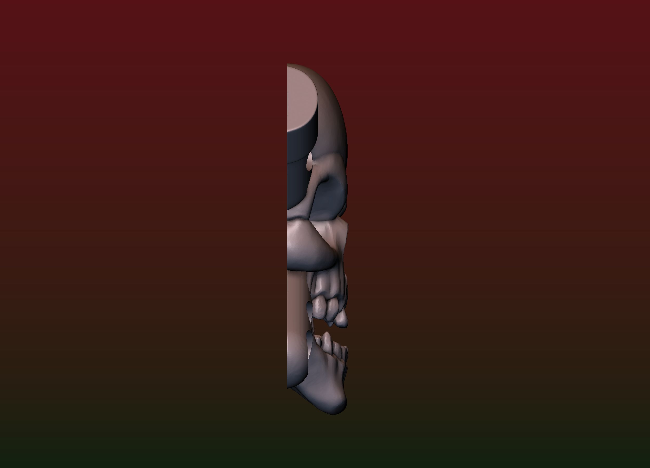 16.jpg Fichier STL Crâne en relief biohazard・Design pour impression 3D à télécharger, 3DPrintArt